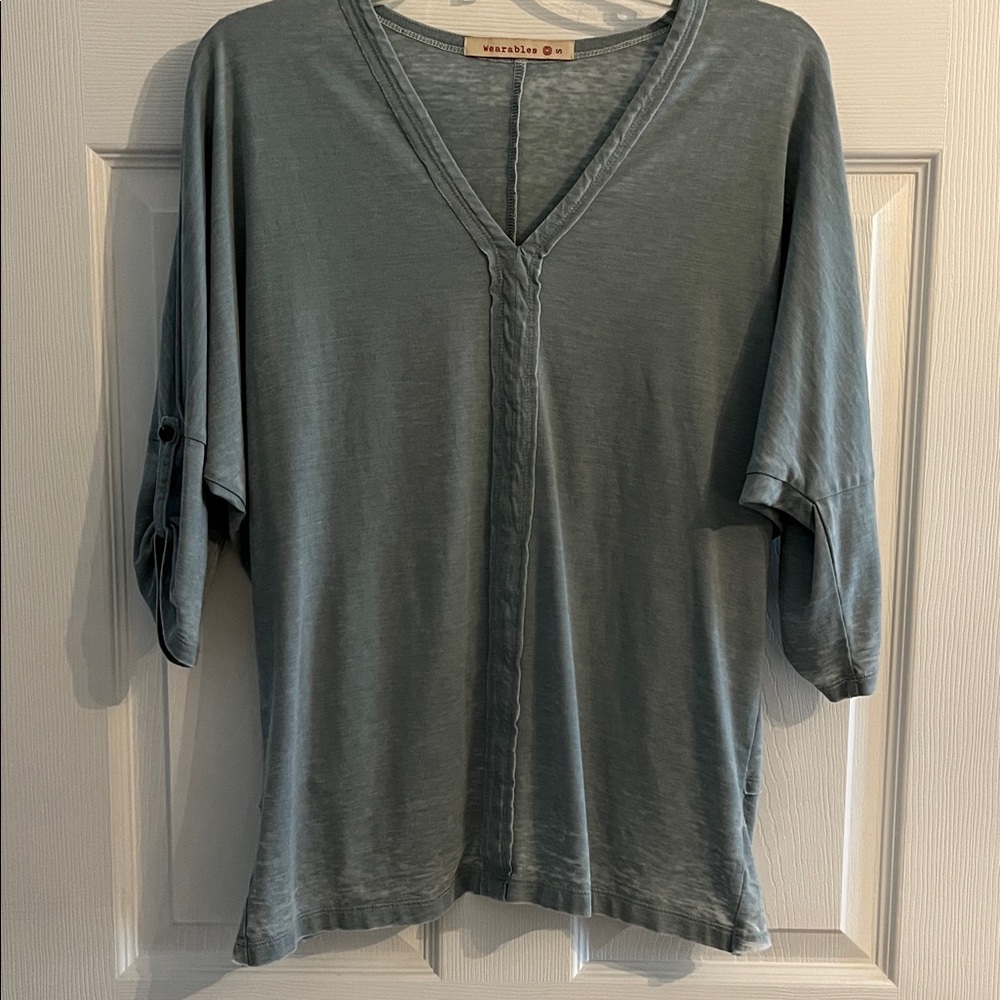 XCVI Wearables 3/4 sleeve top